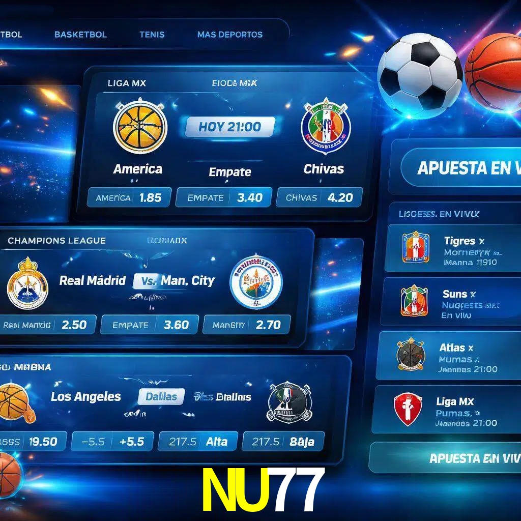 Mercados de apuestas deportivas NU77 para jugadores en México